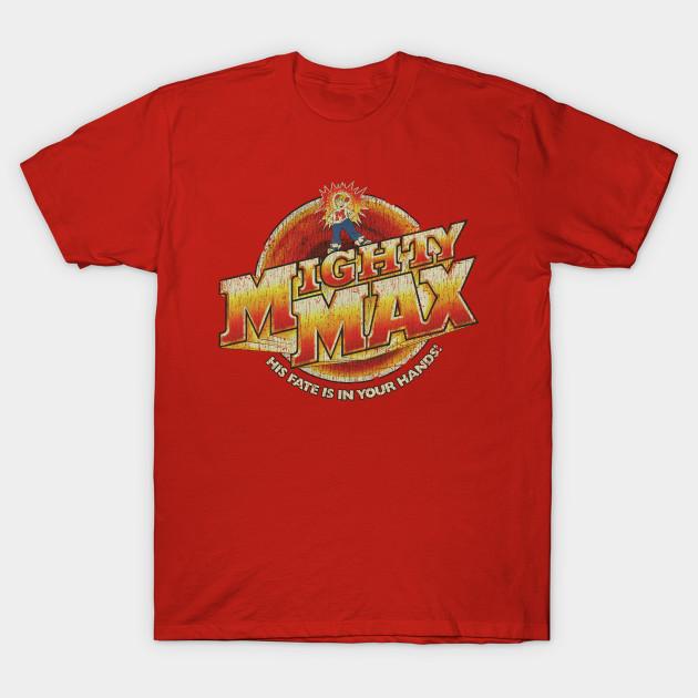 Men Black Print T-shirt Mighty Max 1992 No-Cut Transfer Paper Print Cotton Tshirt S
Men Black Print T-shirt Mighty Max 1992 No-Cut Transfer Paper Print Cotton Tshirt S