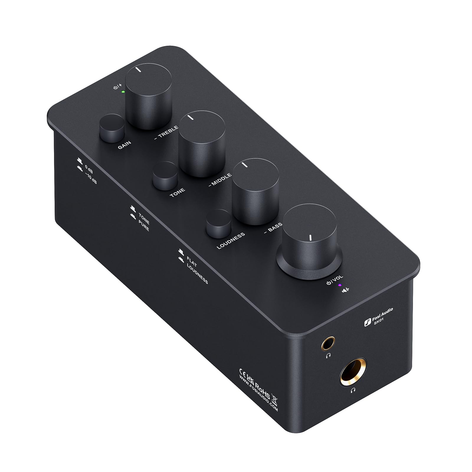 Fosi Audio SK01 Headphone Tone Loudness Portable Class A Analog Amplifier for Electric Japanese Instruction Manual Included Amplifier, Equalizer, чорний
Fosi Audio SK01 Headphone Tone Loudness Portable Class A Analog Amplifier for Electric Japanese Instruction Manual Included Amplifier, Equalizer, чорний