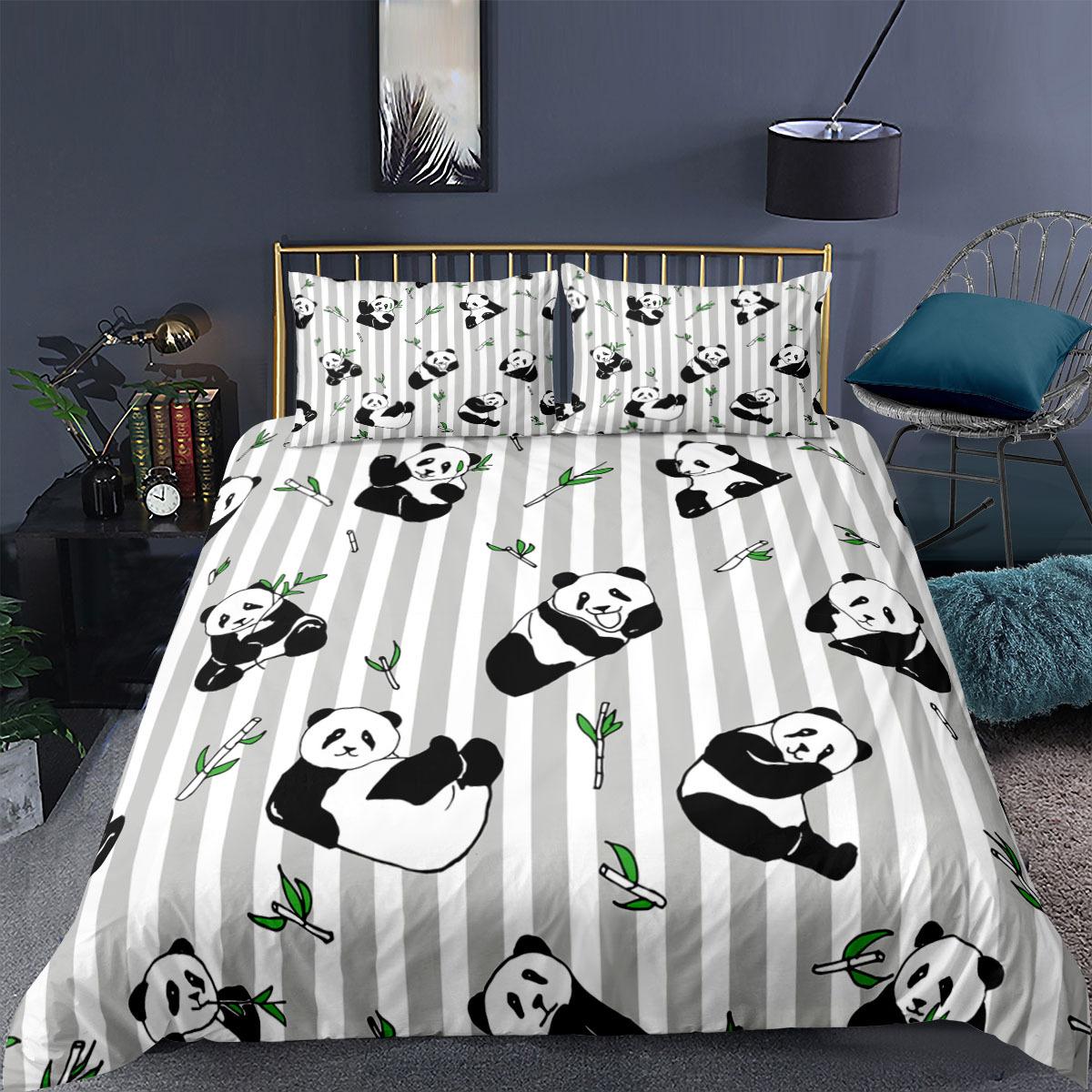 Panda Duvet Cover Set Cartoon Cute Kawaii Bear Drawing Comforter Cover For Kids Polyester Bedding King Queen Full EU single(135x200cm)
Panda Duvet Cover Set Cartoon Cute Kawaii Bear Drawing Comforter Cover For Kids Polyester Bedding King Queen Full EU single(135x200cm)