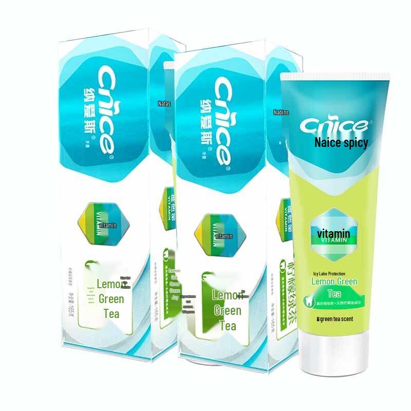 Nice Lemon Green Tea Toothpaste 2-Pack
Nice Lemon Green Tea Toothpaste 2-Pack