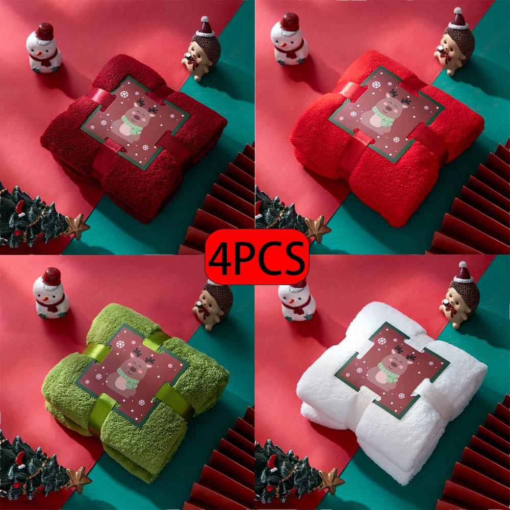 Набор полотенец на рождественскую тематику, 4 шт. - Праздничный дизайн с оленями/Санта-Клаусом/елкой, Идеально для праздничных подарков 4pcs зелёный/красный
Набор полотенец на рождественскую тематику, 4 шт. - Праздничный дизайн с оленями/Санта-Клаусом/елкой, Идеально для праздничных подарков 4pcs зелёный/красный