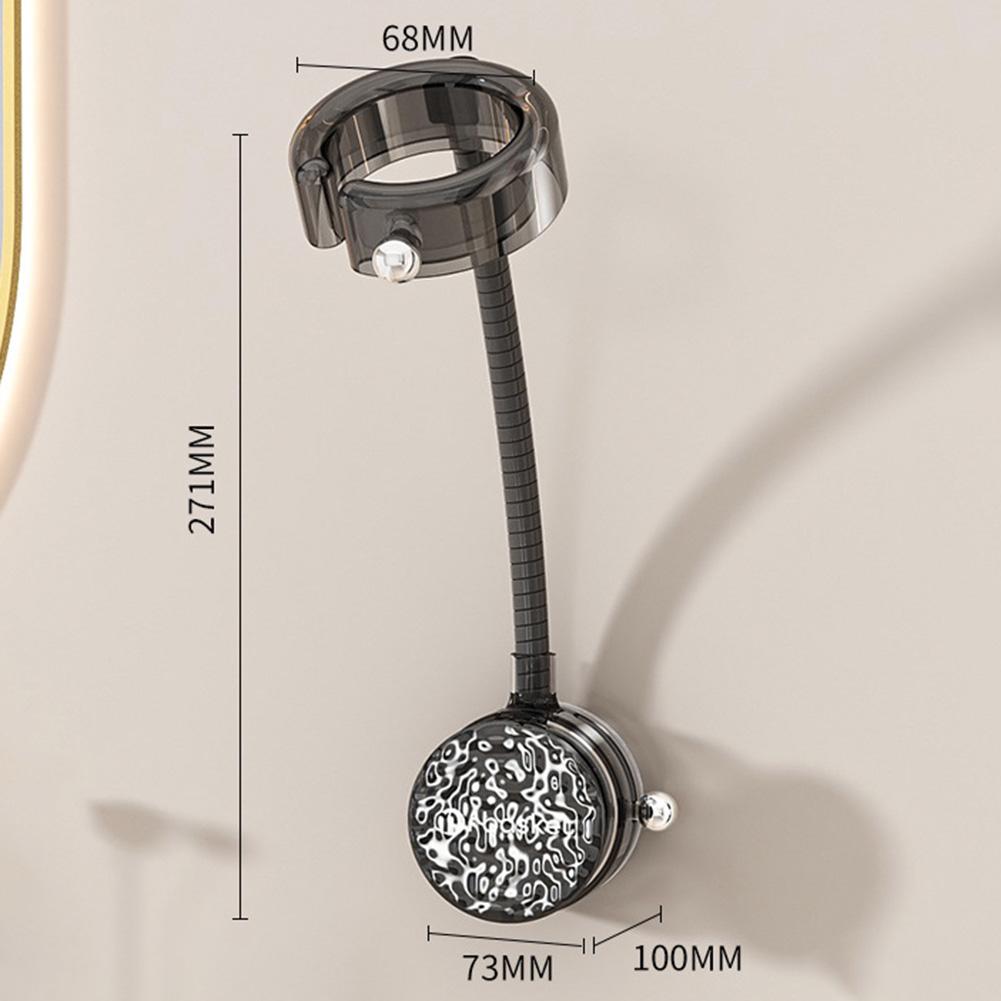 Suction Cup Hair Dryer Holder Wall Mount 360 Degree Rotation with Cord Storage for Bathroom Vanity and Counter Space чорний
Suction Cup Hair Dryer Holder Wall Mount 360 Degree Rotation with Cord Storage for Bathroom Vanity and Counter Space чорний