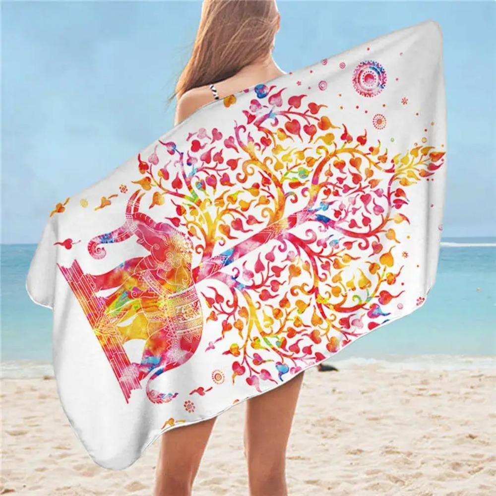 BeddingOutlet Elephant Bath Towel Bathroom Microfiber Mandala Beach Towel for Adult Bohemian Hippie Shower Toalla W40*H60(CM)
BeddingOutlet Elephant Bath Towel Bathroom Microfiber Mandala Beach Towel for Adult Bohemian Hippie Shower Toalla W40*H60(CM)