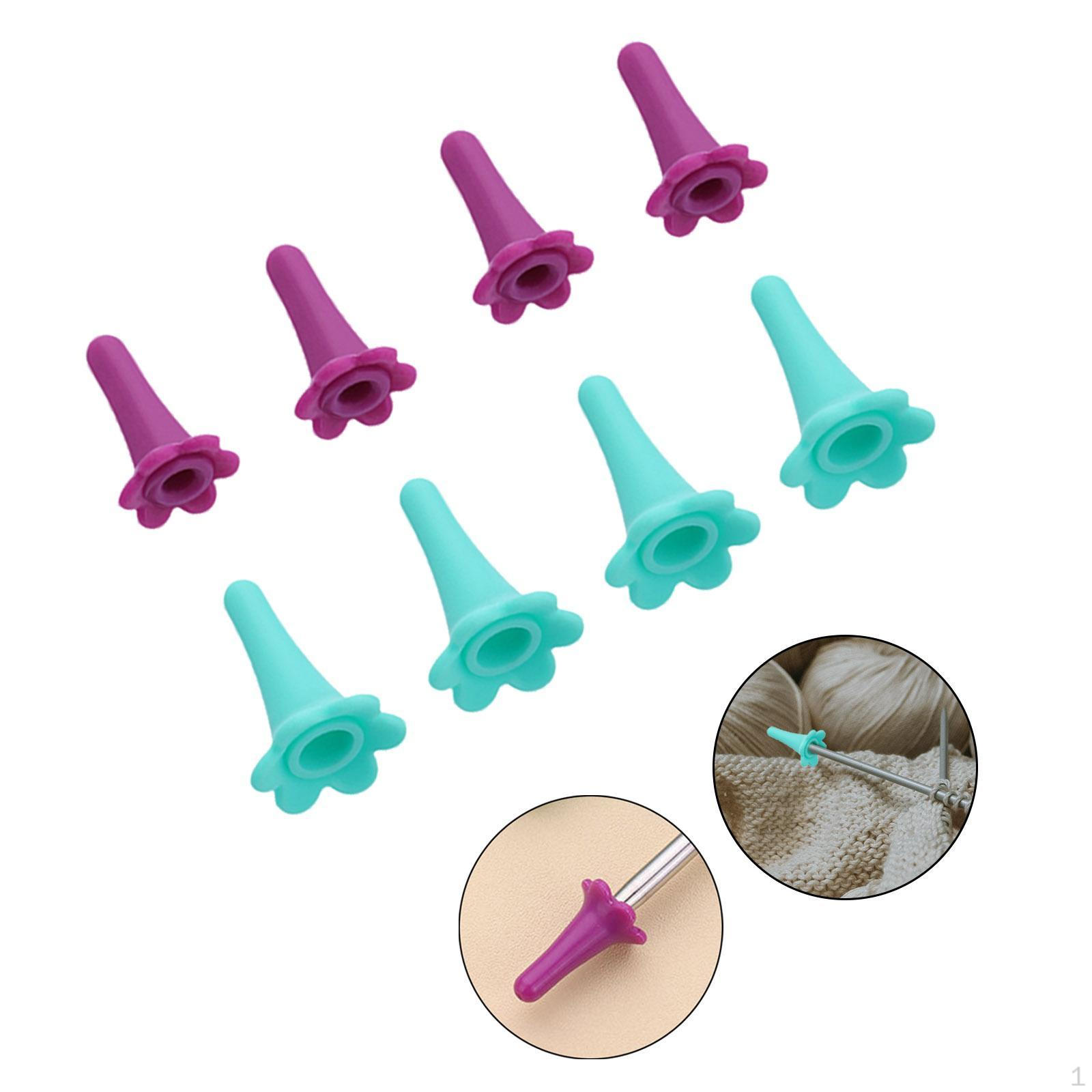 8 шт. Стопоры для спиц, наконечники, фиксаторы, прочные, противоскользящие, мягкие, для вязания Single
8 шт. Стопоры для спиц, наконечники, фиксаторы, прочные, противоскользящие, мягкие, для вязания Single