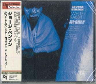 CD GEORGE BENSON - White Rabbit KICJ2700 KING 2025 Japan Jazz
CD GEORGE BENSON - White Rabbit KICJ2700 KING 2025 Japan Jazz