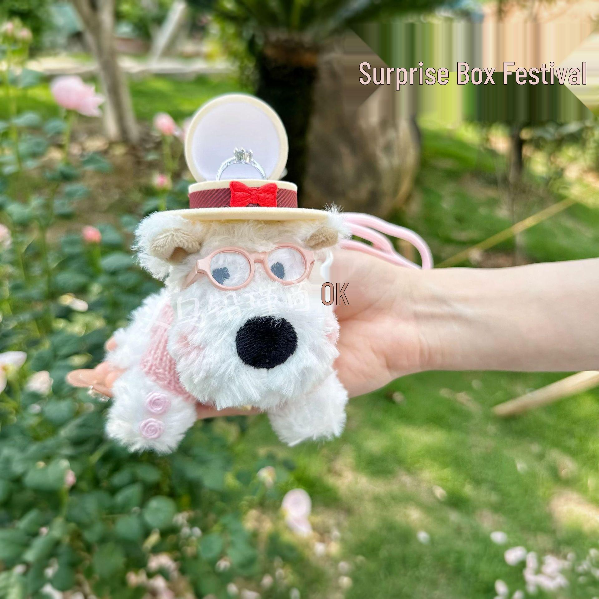 Creative West Highland Terrier Puppy Hat Ring Box with Key Pouch - Unique Birthday or Proposal Gift 15cm
Creative West Highland Terrier Puppy Hat Ring Box with Key Pouch - Unique Birthday or Proposal Gift 15cm