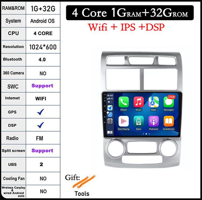 Для Kia Sportage 2 2004 2005 2006 2007-2010 Android 14 Автомобильное радио IPS/QLED Android Auto Мультимедийный проигрыватель Видео Стерео BT
Для Kia Sportage 2 2004 2005 2006 2007-2010 Android 14 Автомобильное радио IPS/QLED Android Auto Мультимедийный проигрыватель Видео Стерео BT