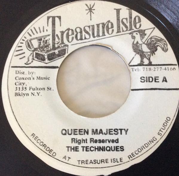 7inch Record TECHNIQUES / TOMMY MCCOOK & SUPERSO - Queen Majesty / Mabrook Wailing NONE Treasure Isle Jamaica Reggae, Ska & Dub Used
7inch Record TECHNIQUES / TOMMY MCCOOK & SUPERSO - Queen Majesty / Mabrook Wailing NONE Treasure Isle Jamaica Reggae, Ska & Dub Used