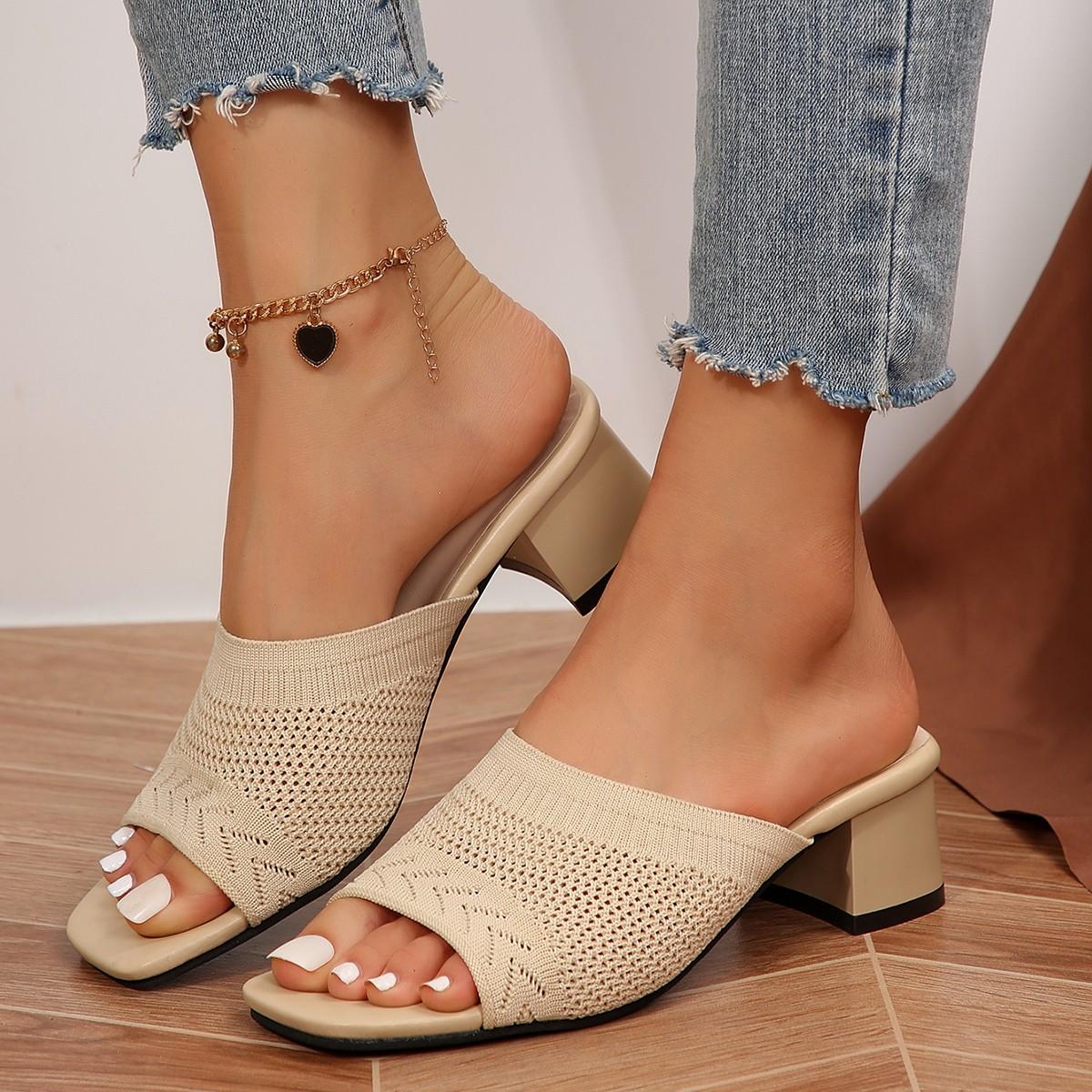 Classic Basic Mules Women Sandals Casual Square Mid Heels Shoes for Women Solid Mesh Fabric Slip on Summer Sandals Plus Size 42 бежевый
Classic Basic Mules Women Sandals Casual Square Mid Heels Shoes for Women Solid Mesh Fabric Slip on Summer Sandals Plus Size 42 бежевый