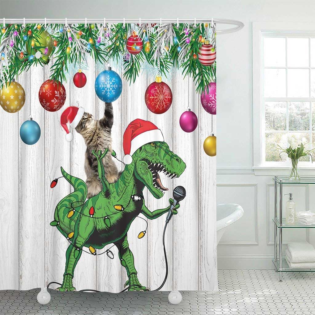Funny Halloween Shower Curtain, Gothic Skull Skeleton Dinosaur Evil Pumpkin For Boy And Girl Kid Shower Curtain Set, Halloween W60H190(CM)-1 Pcs
Funny Halloween Shower Curtain, Gothic Skull Skeleton Dinosaur Evil Pumpkin For Boy And Girl Kid Shower Curtain Set, Halloween W60H190(CM)-1 Pcs