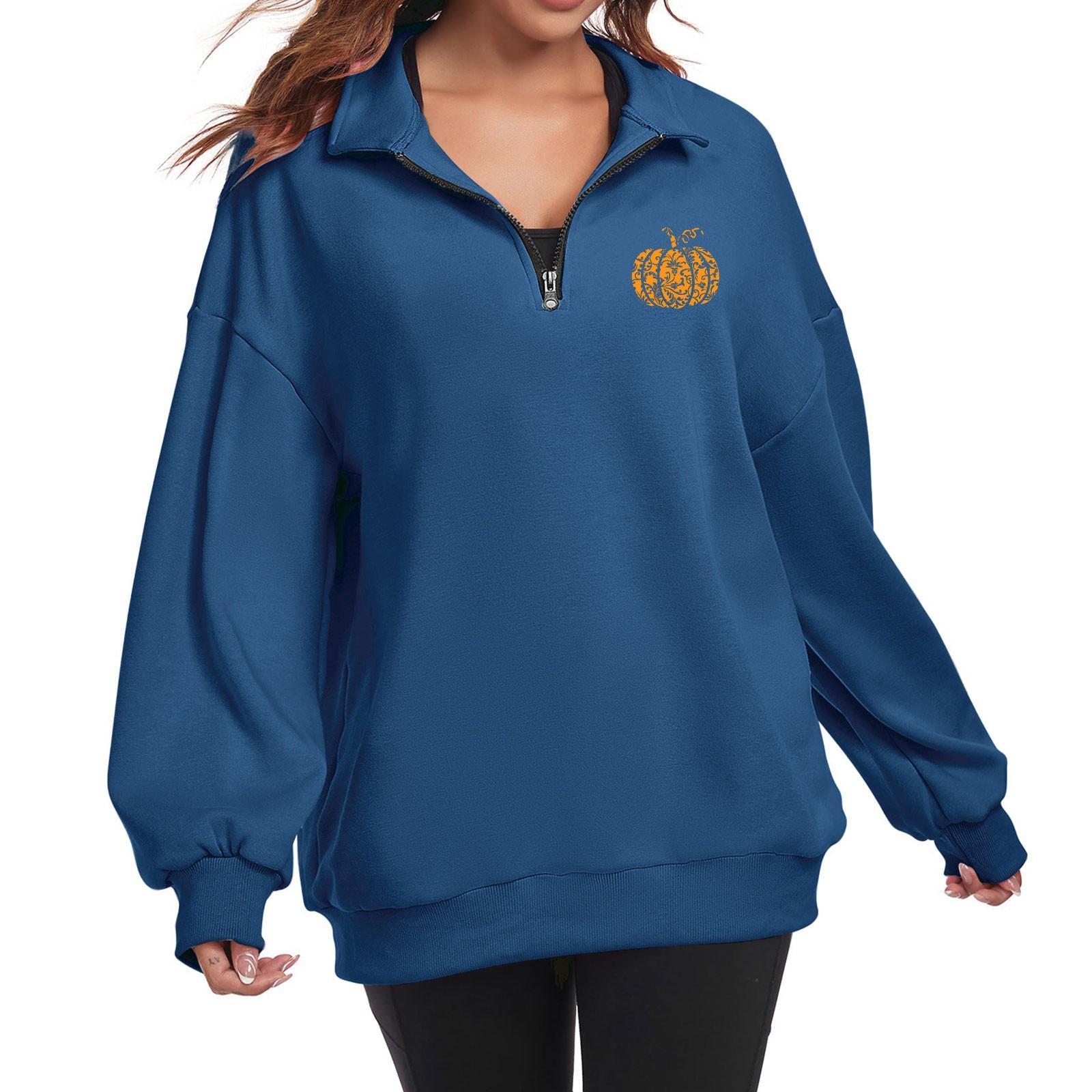 Женская мода с длинным рукавом и принтом Хэллоуина на молнии свитшот-топ XL
Женская мода с длинным рукавом и принтом Хэллоуина на молнии свитшот-топ XL