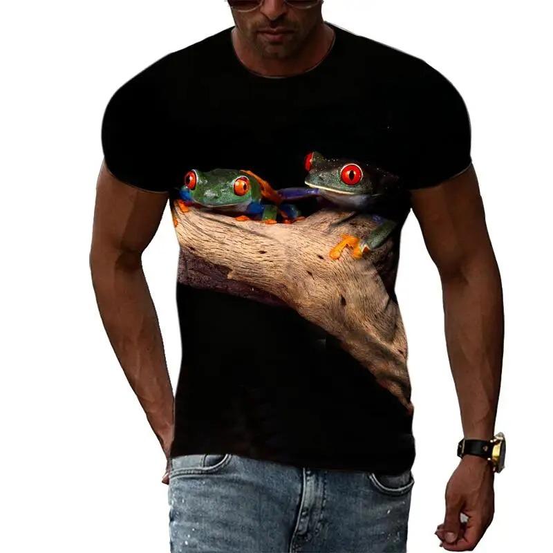 Funny Frog T-Shirts Animal 3D Print Streetwear Men Women Fashion Oversized Short Sleeve T Shirt Male Tees Tops Man Male Clothing 5XL
Funny Frog T-Shirts Animal 3D Print Streetwear Men Women Fashion Oversized Short Sleeve T Shirt Male Tees Tops Man Male Clothing 5XL