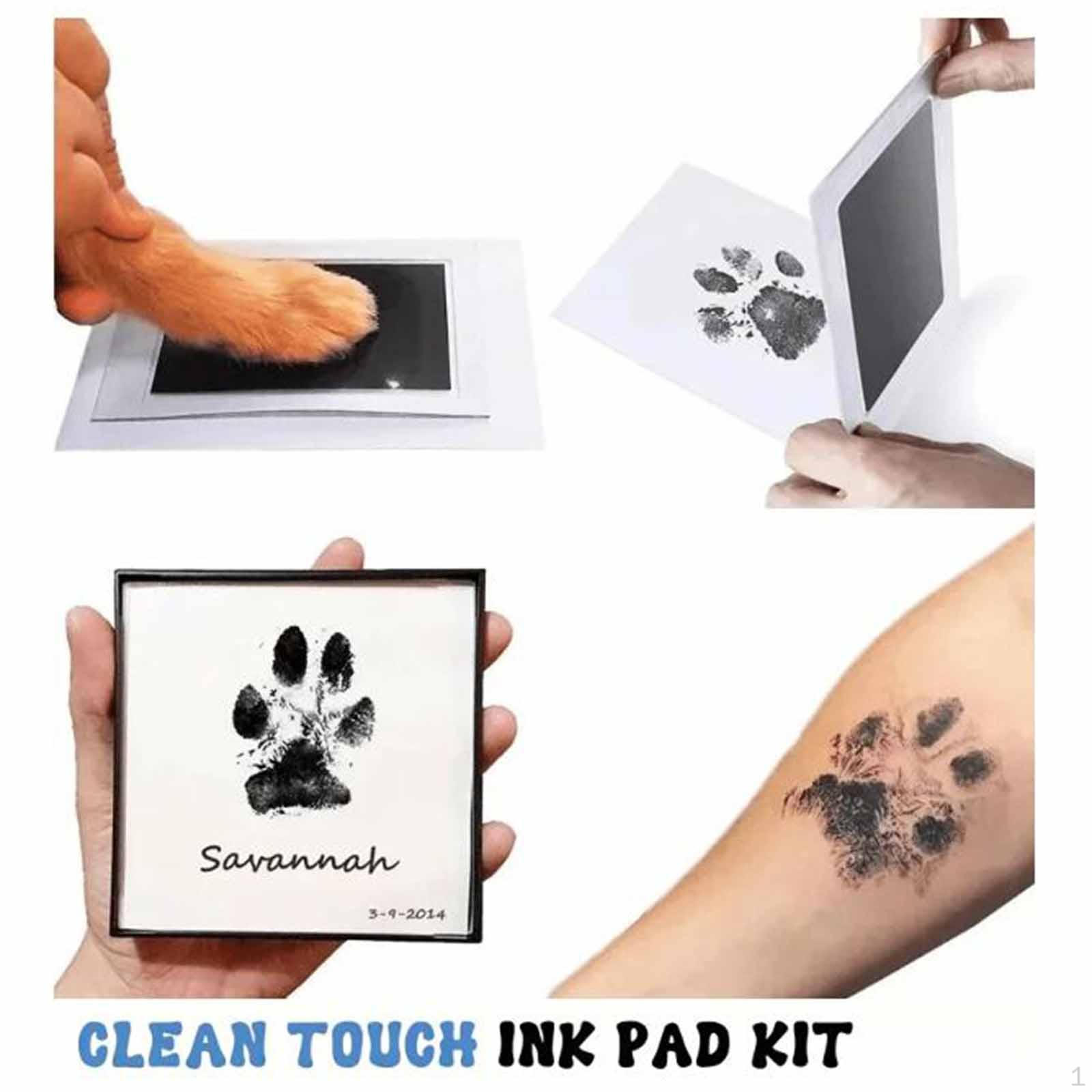 3 Pieces Handprint Footprint Stamp Set with Paper Cards Inkless DIY Print Maker for Pets Unique 3Pcs
3 Pieces Handprint Footprint Stamp Set with Paper Cards Inkless DIY Print Maker for Pets Unique 3Pcs