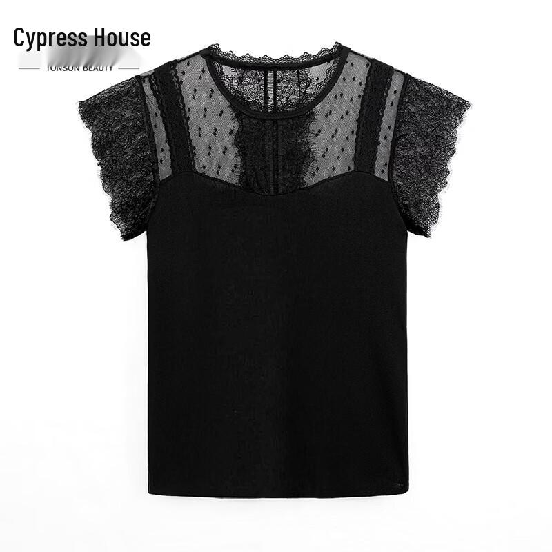 Women s Elegant Lace Splice Round Neck Blouse One Size
Women s Elegant Lace Splice Round Neck Blouse One Size