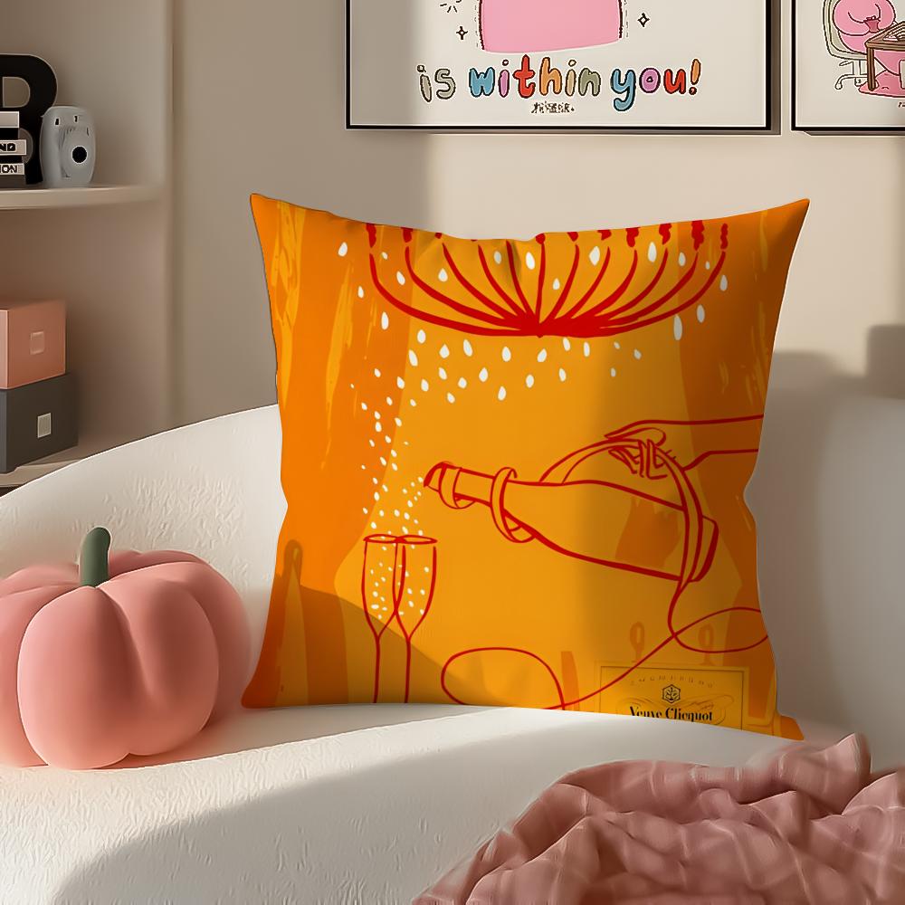 Luxury Classic Brand VVeuve Clicquot Cushion Cover Pillowcase Short Plush Invisible zipper Room Sofa Cushion Cover 30X30cm
Luxury Classic Brand VVeuve Clicquot Cushion Cover Pillowcase Short Plush Invisible zipper Room Sofa Cushion Cover 30X30cm