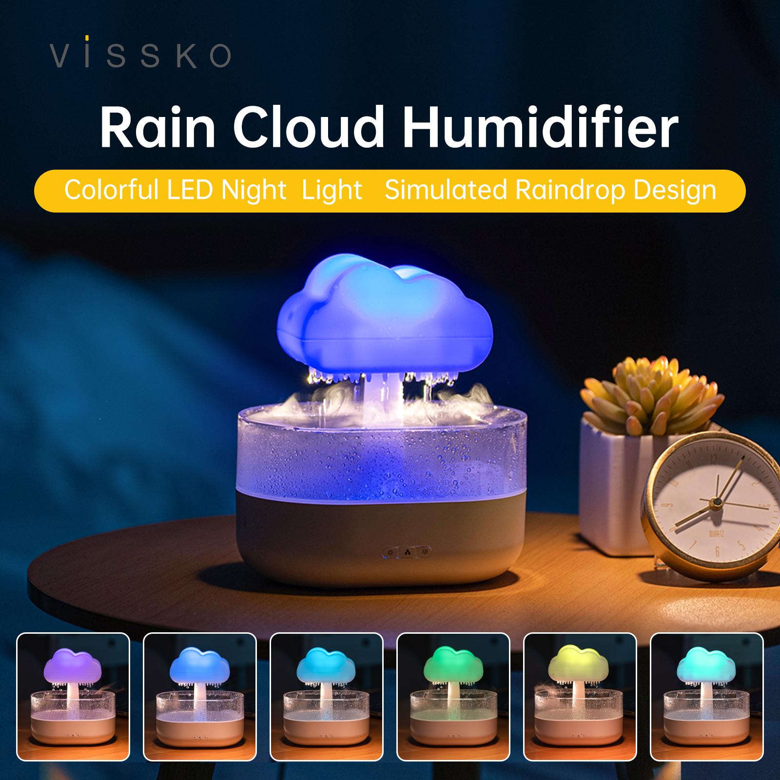 Увлажнитель воздуха Vissko Rain Cloud, 200 мл, эфирные масла, ароматический диффузор с каплями воды и красочным ночником, грибной увлажнитель белый
Увлажнитель воздуха Vissko Rain Cloud, 200 мл, эфирные масла, ароматический диффузор с каплями воды и красочным ночником, грибной увлажнитель белый