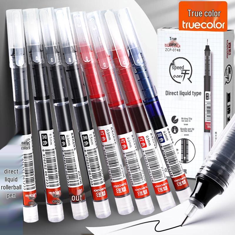 True Color Black Quick-Drying Rollerball Pen - Ideal for Students, Exams, Office, and Signatures. 0.5mm
True Color Black Quick-Drying Rollerball Pen - Ideal for Students, Exams, Office, and Signatures. 0.5mm