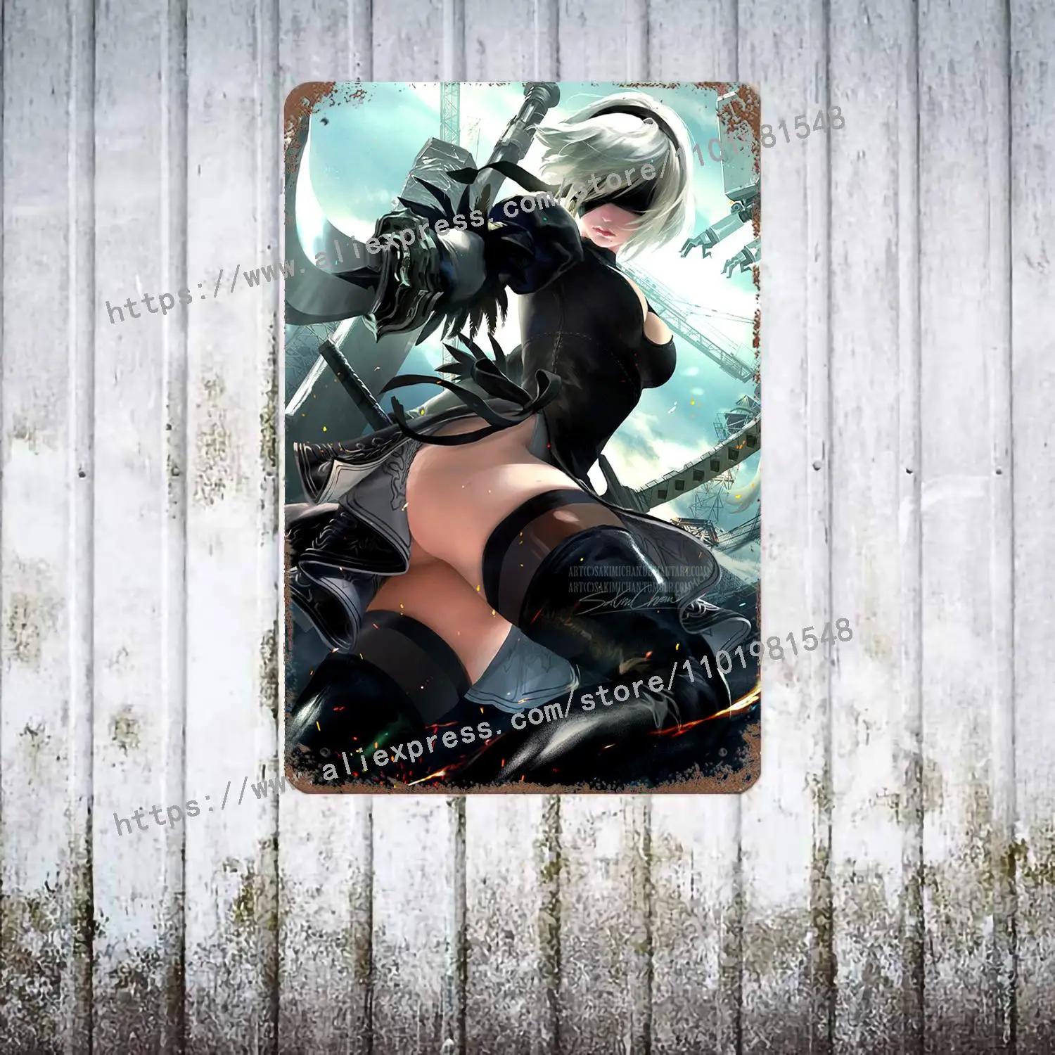 Nier Automata Replicant Игровой Постер Винтажная Жестяная Табличка Металлическая Табличка Декоративная Табличка для Паба Бара Мужской Пещеры Клуба Настенное Украшение 20x30cm(7.8x11.8inch)
Nier Automata Replicant Игровой Постер Винтажная Жестяная Табличка Металлическая Табличка Декоративная Табличка для Паба Бара Мужской Пещеры Клуба Настенное Украшение 20x30cm(7.8x11.8inch)