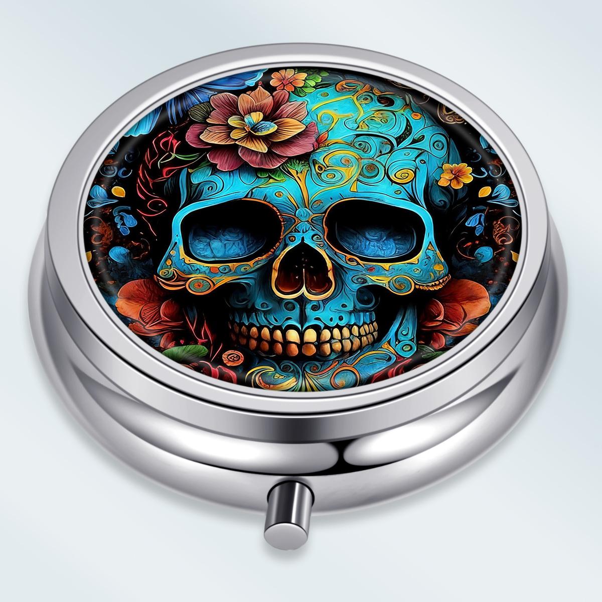 Portable Pill Box with 3 Compartments, Mini Metal Medicine Organizer Case, Cute Printed Pill Container for Vitamins, Pills, Jewelry, Travel, Daily Use разноцветный
Portable Pill Box with 3 Compartments, Mini Metal Medicine Organizer Case, Cute Printed Pill Container for Vitamins, Pills, Jewelry, Travel, Daily Use разноцветный
