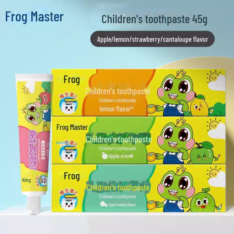 Frog Prince Fluoride-Free Toothpaste & Toothbrush for Kids, Fruit Flavor, Ages 3-12, Anti-Caries & Gum Protection.
Frog Prince Fluoride-Free Toothpaste & Toothbrush for Kids, Fruit Flavor, Ages 3-12, Anti-Caries & Gum Protection.