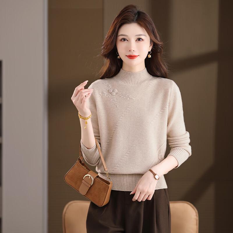 Caiyang Women s 100% Wool Half-Turtleneck Sweater M
Caiyang Women s 100% Wool Half-Turtleneck Sweater M