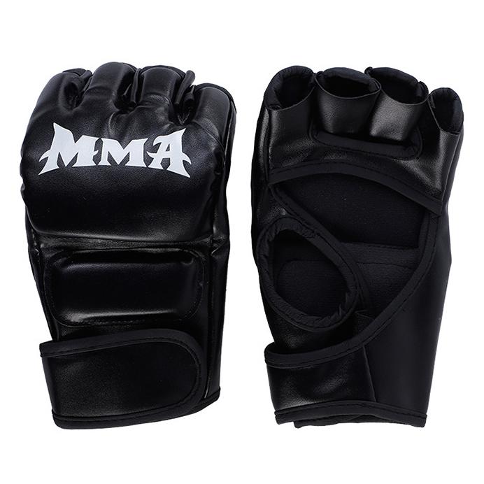 1 Pair Half Finger Fists Good Cushioning Performance Hollow Palm Thickened Boxing Gloves Black MMA
1 Pair Half Finger Fists Good Cushioning Performance Hollow Palm Thickened Boxing Gloves Black MMA