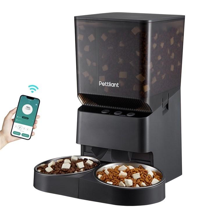 PETTLIANT Automatic Cat Feeder Dual-Bowl Food Dispenser Smart APP Control (No FDA,BPA-Free) Type A
PETTLIANT Automatic Cat Feeder Dual-Bowl Food Dispenser Smart APP Control (No FDA,BPA-Free) Type A