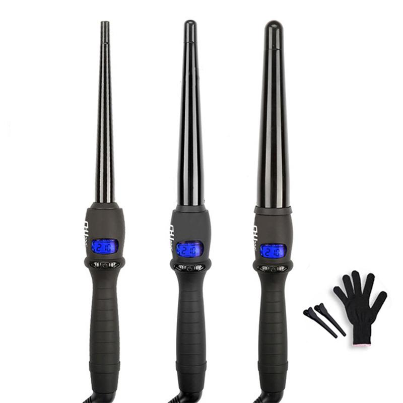Home Usage One Step Curling Wand Ceramic Hair Curling Iron With LCD Display And PTC Heating us чёрный
Home Usage One Step Curling Wand Ceramic Hair Curling Iron With LCD Display And PTC Heating us чёрный