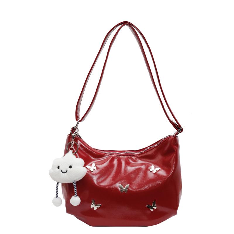 Butterfly Design Large Capacity Shoulder Bag - Versatile, Fresh Fashion Tote for Women вина червоного кольору
Butterfly Design Large Capacity Shoulder Bag - Versatile, Fresh Fashion Tote for Women вина червоного кольору