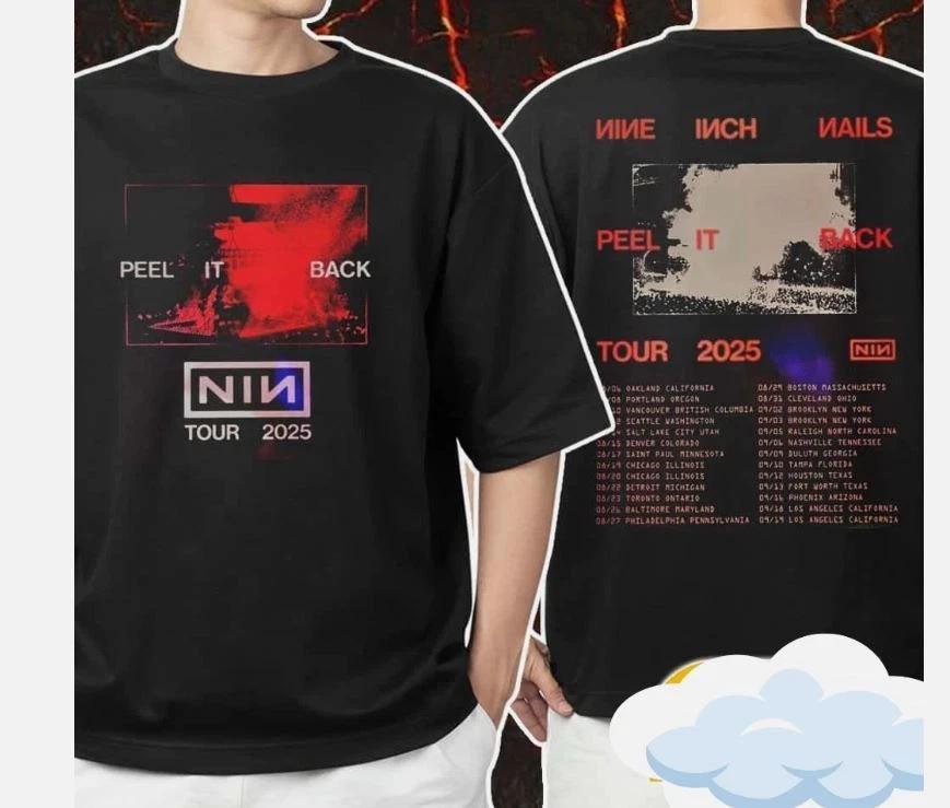 Nine Inch Nails Peel It Back Tour 2025 With Tour Dates Backprint Unisex T-Shirt M
Nine Inch Nails Peel It Back Tour 2025 With Tour Dates Backprint Unisex T-Shirt M