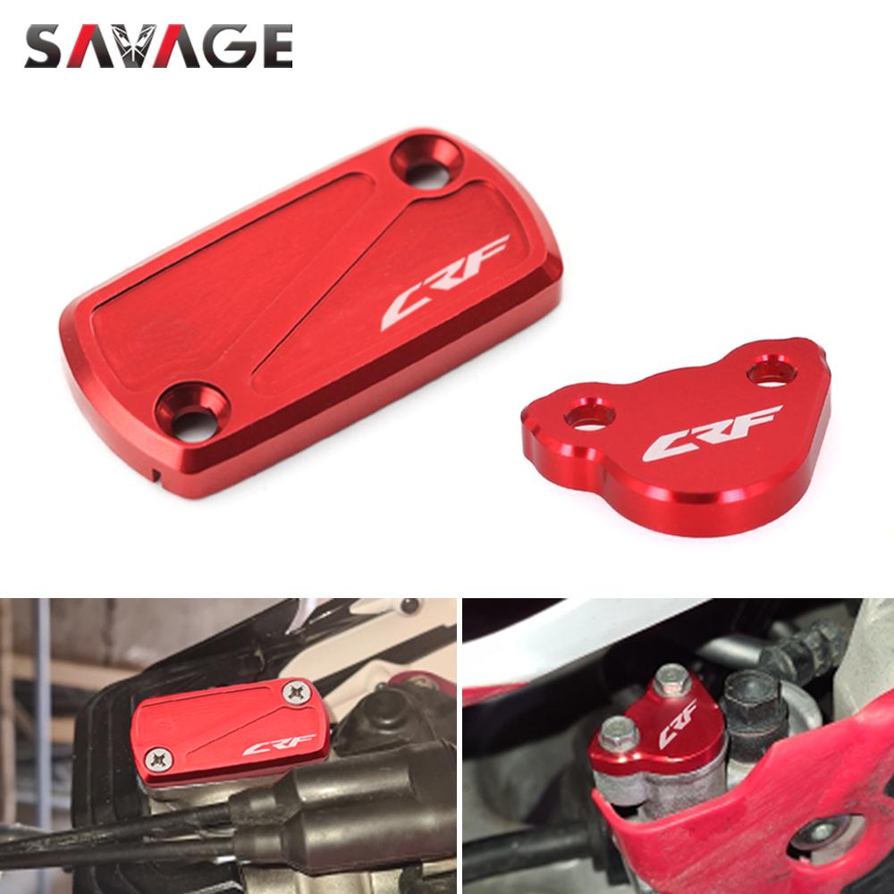 Front Rear Brake Fluid Reservoir Cover For HONDA CRF450R CRF250R CRF150R CRF250X CRF450X CRF 250 450 RX 450L Motorcycle CNC Cap
Front Rear Brake Fluid Reservoir Cover For HONDA CRF450R CRF250R CRF150R CRF250X CRF450X CRF 250 450 RX 450L Motorcycle CNC Cap