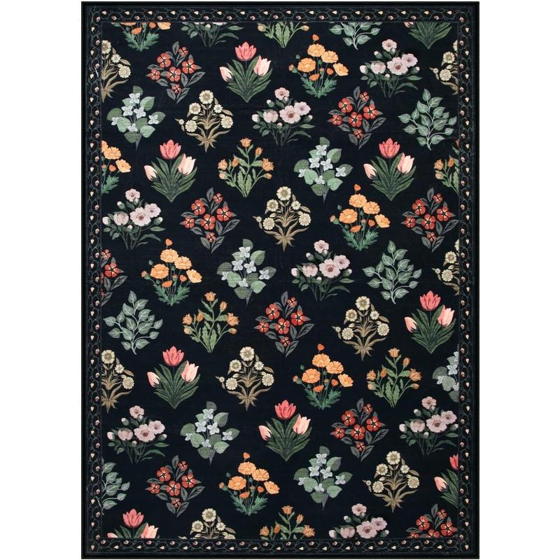 Pink Floral Carpet for Living Room Foldable Machine Washable Sofa Coffee Table Anti-slip Large Area Floor Mat Bedroom Home Rug 50X80cm
Pink Floral Carpet for Living Room Foldable Machine Washable Sofa Coffee Table Anti-slip Large Area Floor Mat Bedroom Home Rug 50X80cm