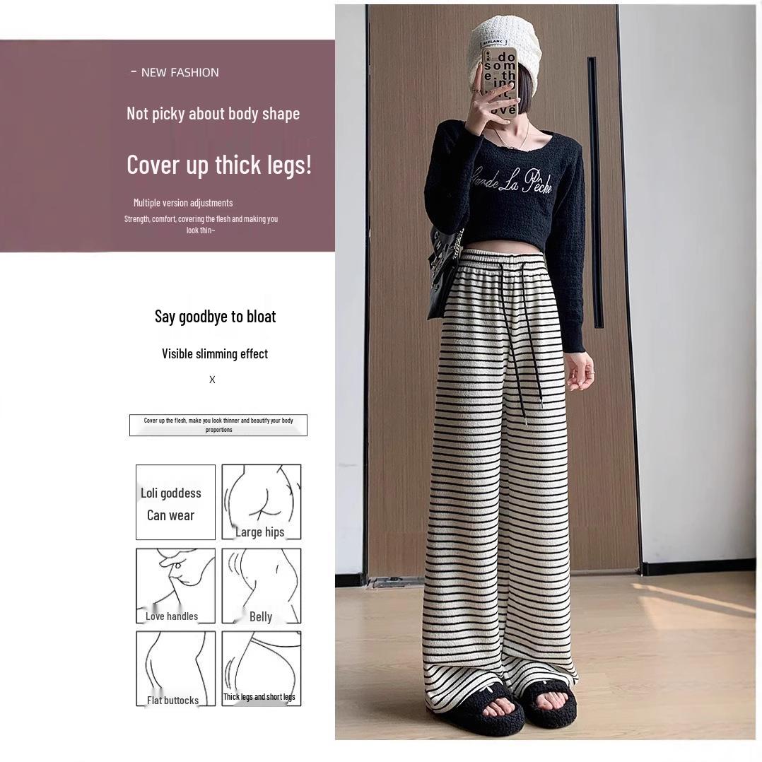 Petite High Waist Soft Terry Striped Wide Leg Pants - Women s 145cm S (suggested weight 80-95 lbs)
Petite High Waist Soft Terry Striped Wide Leg Pants - Women s 145cm S (suggested weight 80-95 lbs)
