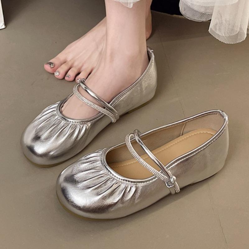 Fashion Pleated Crystal Women Flats Shoes Fashion Shallow Classical Loafers Shoes 2025 New Autumn Casual Sneaker Walking Dress Zapatos 40
Fashion Pleated Crystal Women Flats Shoes Fashion Shallow Classical Loafers Shoes 2025 New Autumn Casual Sneaker Walking Dress Zapatos 40