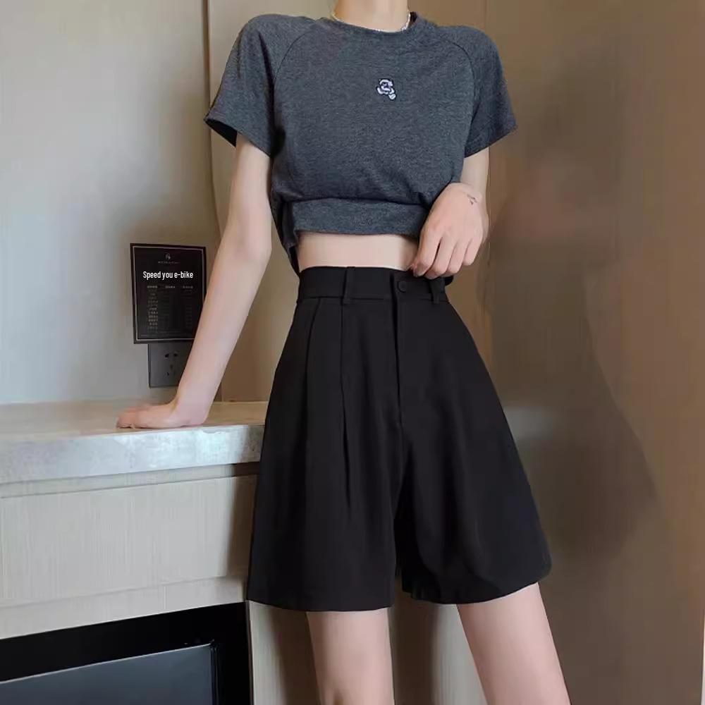 Autumn 2024 Korean-Style High-Waisted Loose Tailored Shorts - Women s Casual Straight-Leg Pants L чёрный
Autumn 2024 Korean-Style High-Waisted Loose Tailored Shorts - Women s Casual Straight-Leg Pants L чёрный