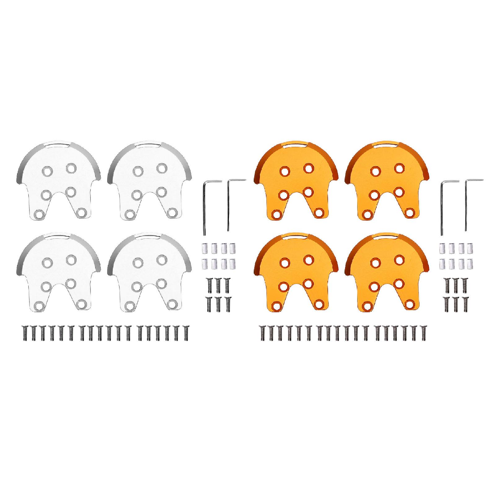 4PCS Metal Reinforcement Plate Kit Fit for DJI Phantom 2 3 Drones Aluminum Alloy Protective Propelle Silver
4PCS Metal Reinforcement Plate Kit Fit for DJI Phantom 2 3 Drones Aluminum Alloy Protective Propelle Silver