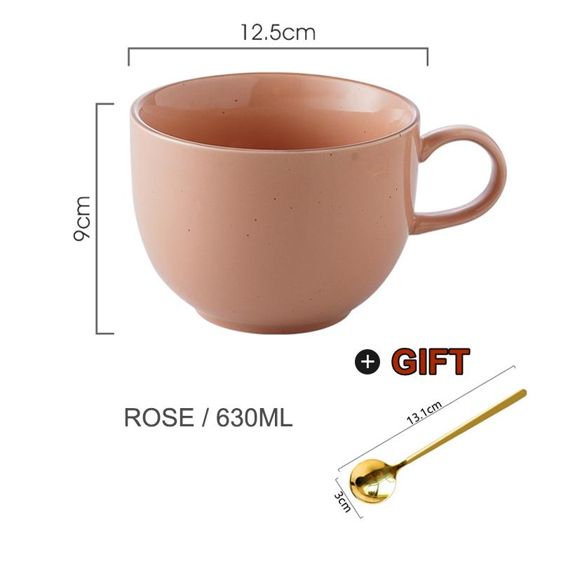 630 мл керамическая кофейная чашка с ручкой для йогурта фарфоровая молочная кружка золотая ложка для смешивания посудомоечная машина Сохранить ярко-розовый
630 мл керамическая кофейная чашка с ручкой для йогурта фарфоровая молочная кружка золотая ложка для смешивания посудомоечная машина Сохранить ярко-розовый