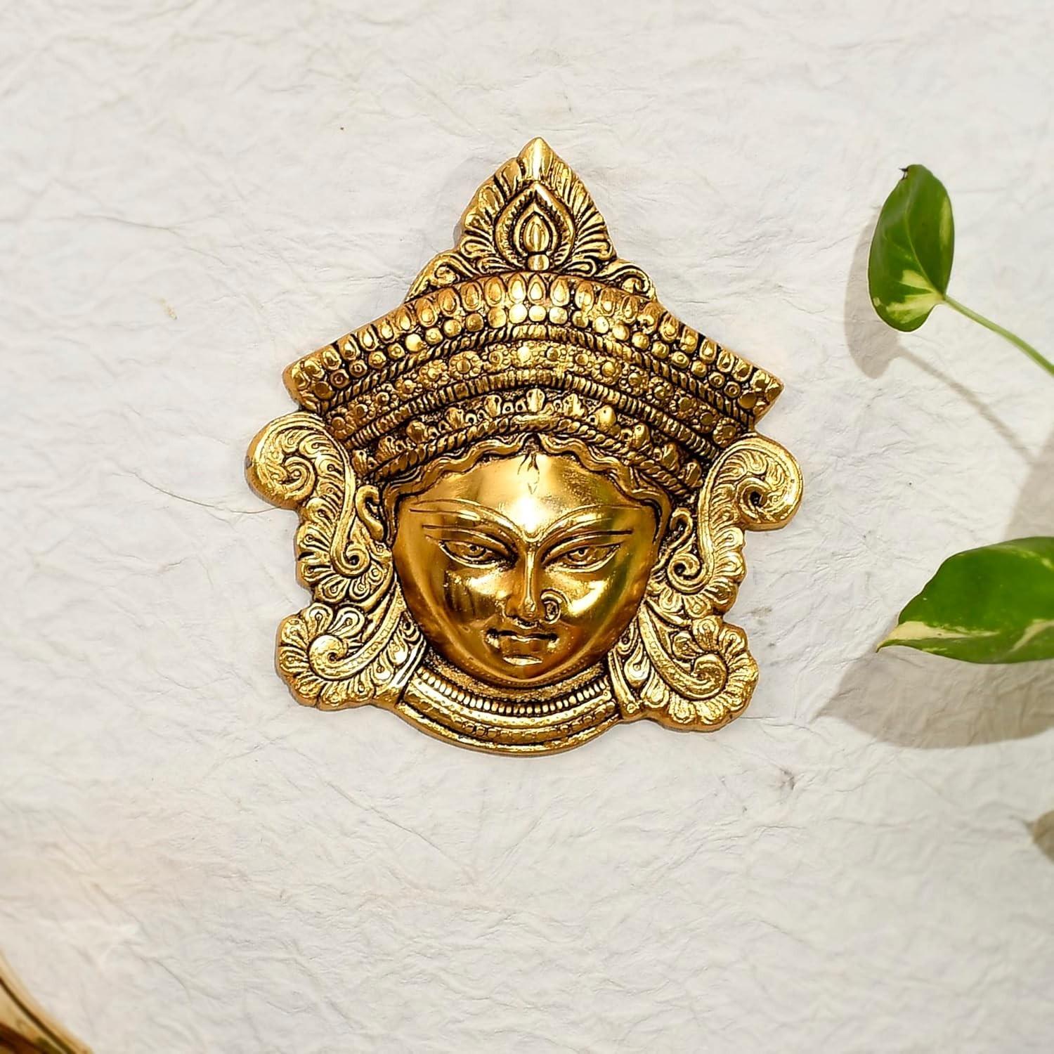 @ Golden Goddess Durga Face Metal Wall Hanging For Home 206Gm Zr-3036-60%Off
@ Golden Goddess Durga Face Metal Wall Hanging For Home 206Gm Zr-3036-60%Off