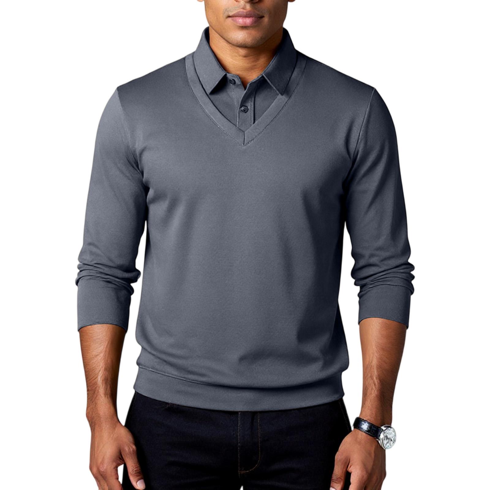 Мужская футболка Повседневная Отложной воротник Длинные рукава XXXL
Мужская футболка Повседневная Отложной воротник Длинные рукава XXXL