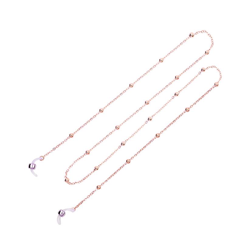 Новые женские золотые цепочки для очков, солнцезащитные очки, для чтения, из бисера, шнурок для очков, шейный шнурок розового золота
Новые женские золотые цепочки для очков, солнцезащитные очки, для чтения, из бисера, шнурок для очков, шейный шнурок розового золота