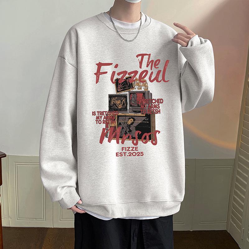 Men s Trendy 2025 Round Neck Hoodie – Casual American High Street Loose Autumn/Winter Top 5XL білий/сірий колір
Men s Trendy 2025 Round Neck Hoodie – Casual American High Street Loose Autumn/Winter Top 5XL білий/сірий колір