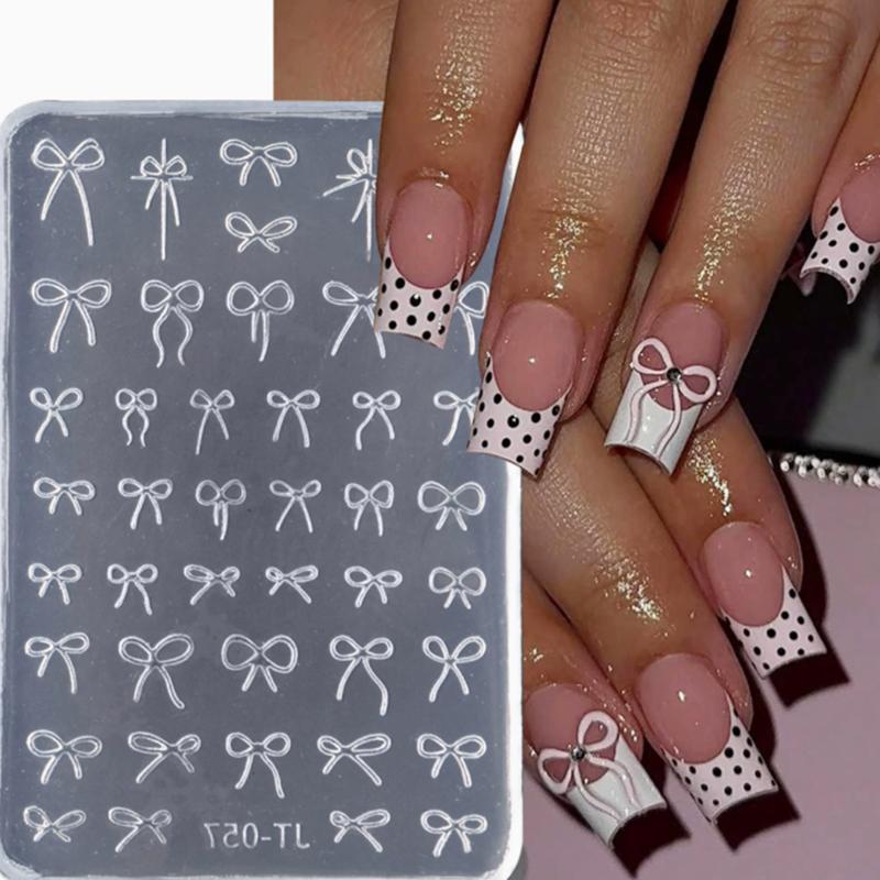 Ribbon Bowknot Nail Silicone Mold Relief Design Nail Art Mold Decoration 3D Accessories DIY Transfer Template Nail Art Tools one size
Ribbon Bowknot Nail Silicone Mold Relief Design Nail Art Mold Decoration 3D Accessories DIY Transfer Template Nail Art Tools one size