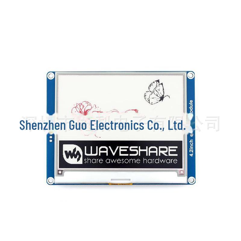 4.2 E-Ink Screen Module (B) with 400x300 Resolution, Red, Black, and White Display 4.2 inch
4.2 E-Ink Screen Module (B) with 400x300 Resolution, Red, Black, and White Display 4.2 inch