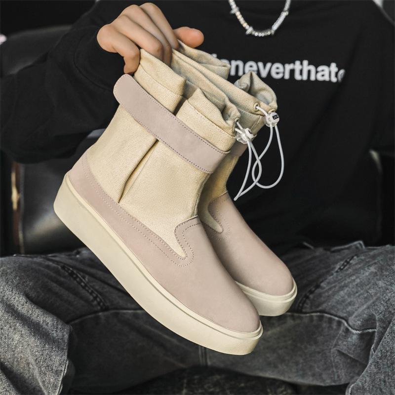 X238 men s shoes niche fashion high-top American versatile one-pedal high-top sports thick-soled breathable trend board shoes men 44 бежевий
X238 men s shoes niche fashion high-top American versatile one-pedal high-top sports thick-soled breathable trend board shoes men 44 бежевий