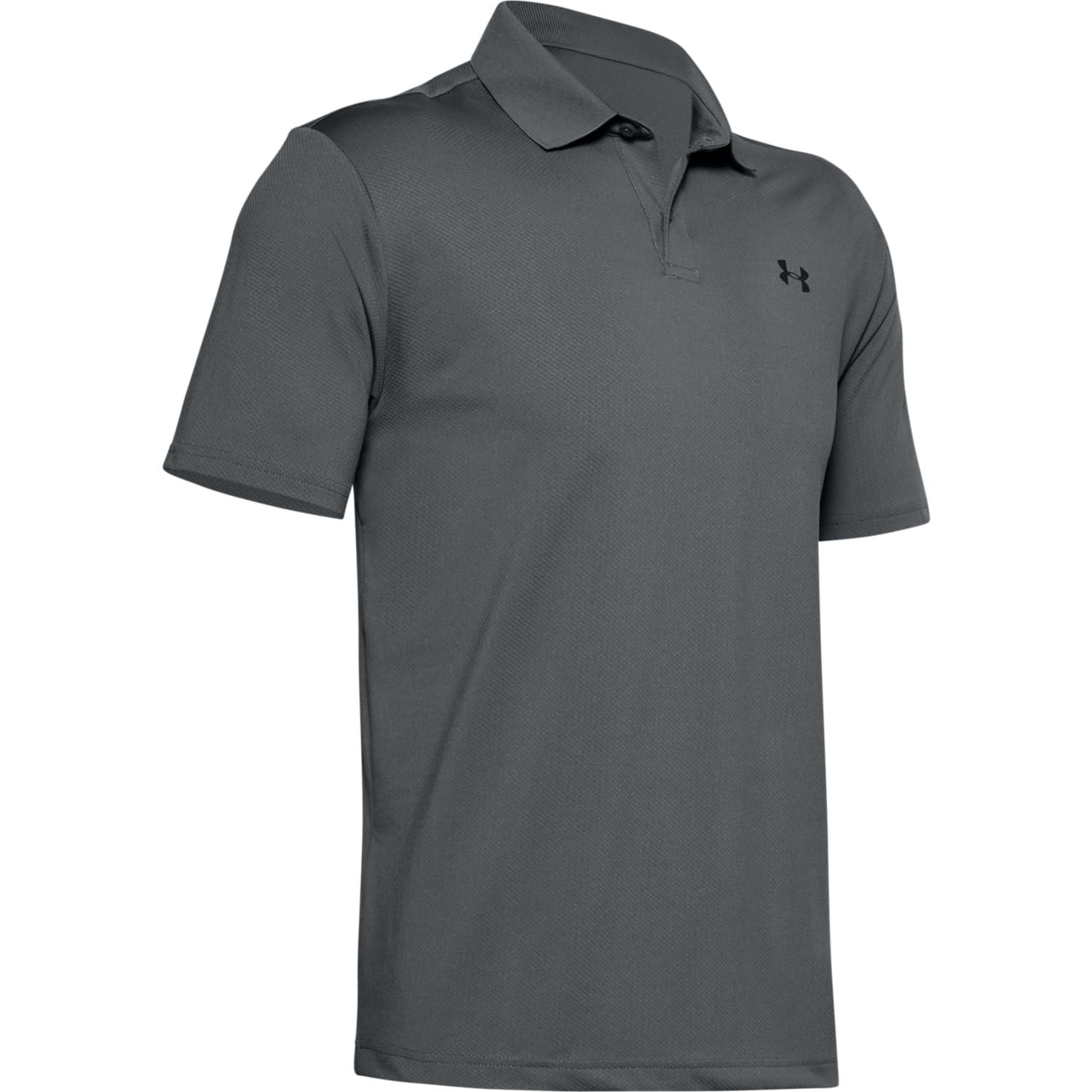 Under Armour Однотонная рубашка-поло прямого покроя из нейлона для мужчин, серая 1351129-012 XXL
Under Armour Однотонная рубашка-поло прямого покроя из нейлона для мужчин, серая 1351129-012 XXL