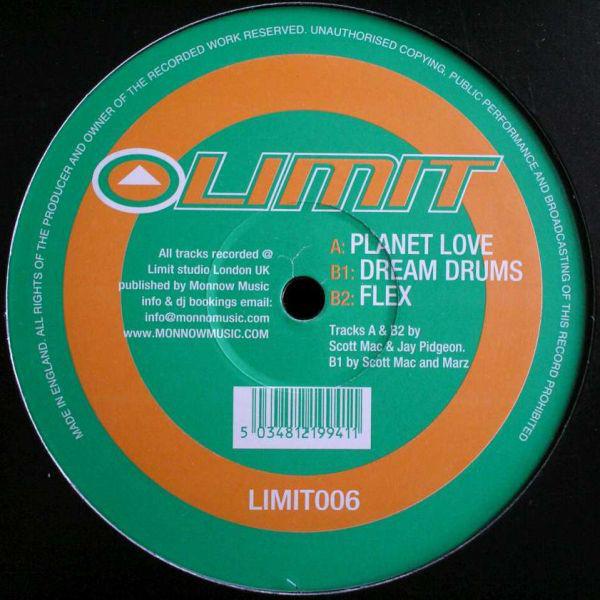 12inch Record SCOTT MAC & JAY PIDGEON / SCOTT MAC - Planet Love LIMIT006 Limit 2004 UK Dance & Electronica Used
12inch Record SCOTT MAC & JAY PIDGEON / SCOTT MAC - Planet Love LIMIT006 Limit 2004 UK Dance & Electronica Used
