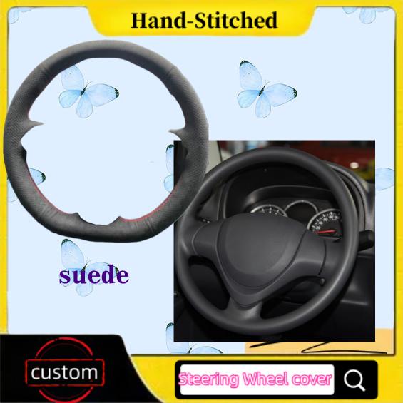 Hand-stitched Suede Leather Anti-slip Steering Wheel Cover For Suzuki Jimny 2015-2018 Car Interior Accessories purple Thread
Hand-stitched Suede Leather Anti-slip Steering Wheel Cover For Suzuki Jimny 2015-2018 Car Interior Accessories purple Thread