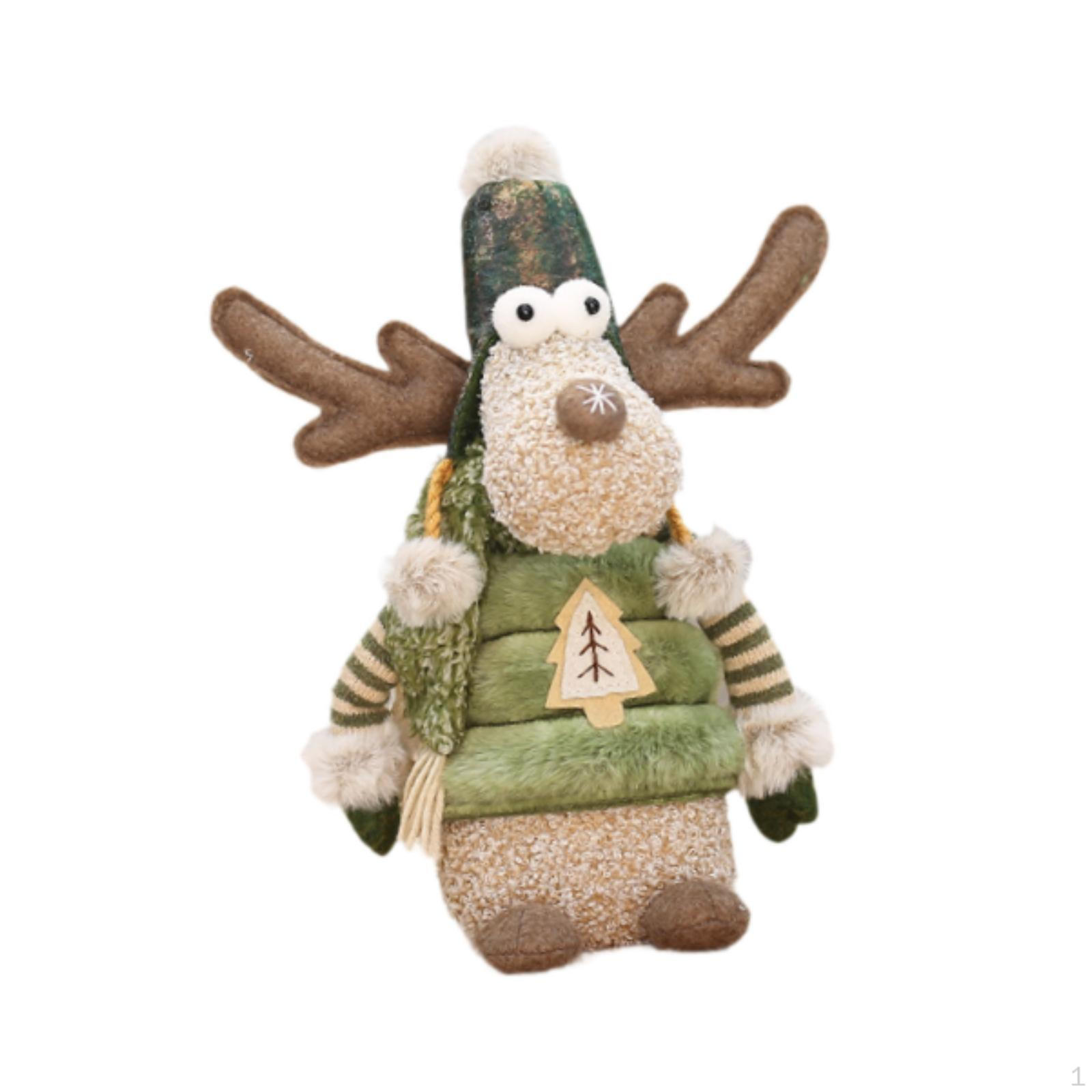 Christmas Elk Decoration Cartoon Collectible Ornament Xmas Reindeer Figurine for Standing Elk Top Hat
Christmas Elk Decoration Cartoon Collectible Ornament Xmas Reindeer Figurine for Standing Elk Top Hat