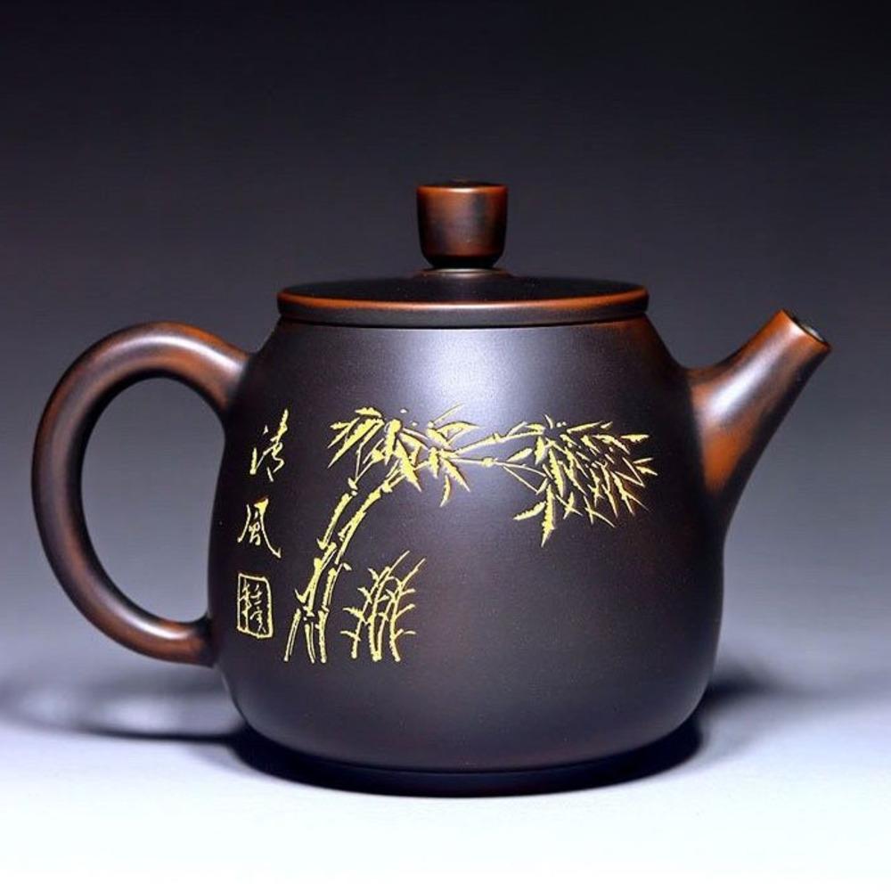 230 мл подлинный керамический чайник Циньчжоу Нисин, полностью ручной работы, известный мастер, чайник с фильтром, гравированный бамбуковый чайник, китайский чайный сервиз
230 мл подлинный керамический чайник Циньчжоу Нисин, полностью ручной работы, известный мастер, чайник с фильтром, гравированный бамбуковый чайник, китайский чайный сервиз