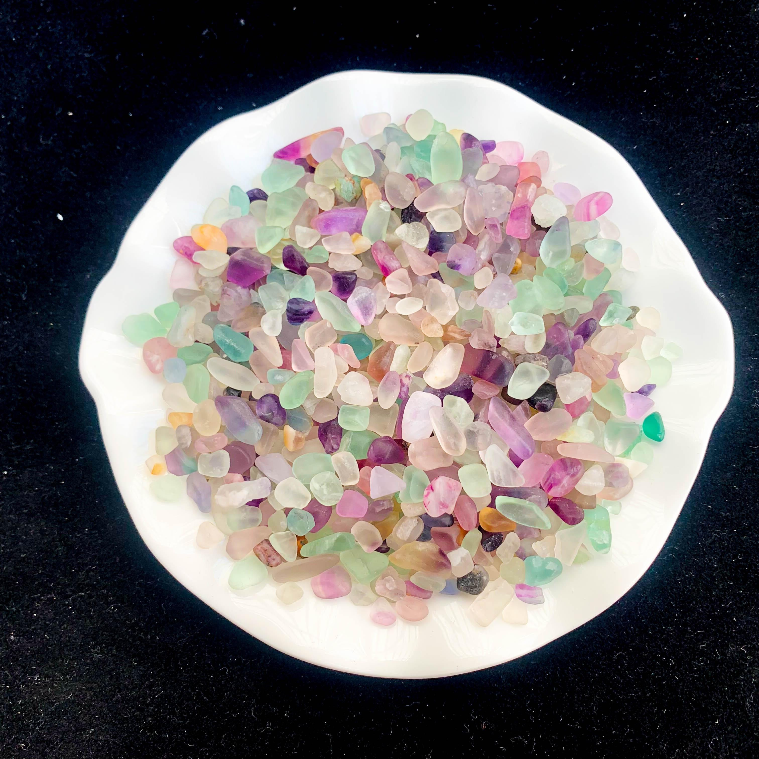 1.76oz Natural Crystal Crushed Stones, Fluorite Crystal Polished Stones, For Jewelry Making, Wishing Bottle, Houseplants, Garden
1.76oz Natural Crystal Crushed Stones, Fluorite Crystal Polished Stones, For Jewelry Making, Wishing Bottle, Houseplants, Garden